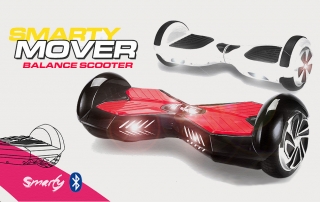 El nuevo patinete eléctrico inteligente SMARTY MOVER es el mono patín de batería que apasiona