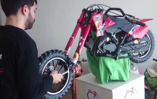 Montaje final miniCross Coyote 49cc Nitro motors